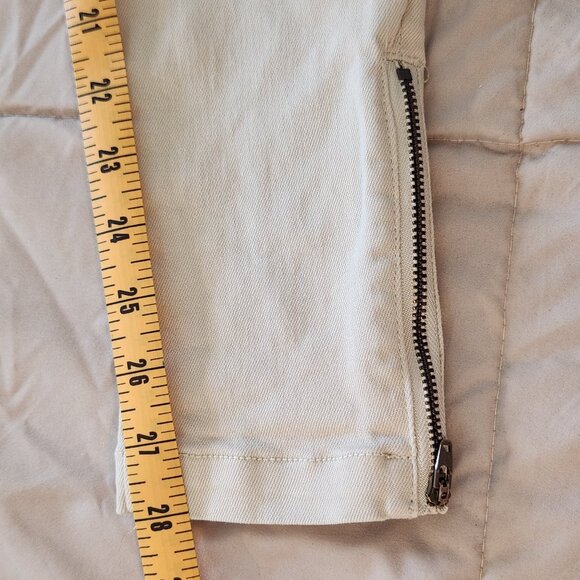 Joie Park Cargo pants Peyote zipper ankle cropped - Picture 7 of 12